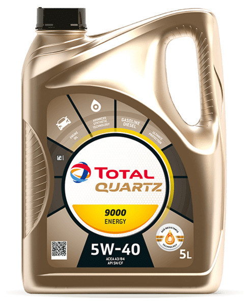 Каталог TOTAL Quartz 9000 Energy 5W-40 5л Синтетическое моторное масло